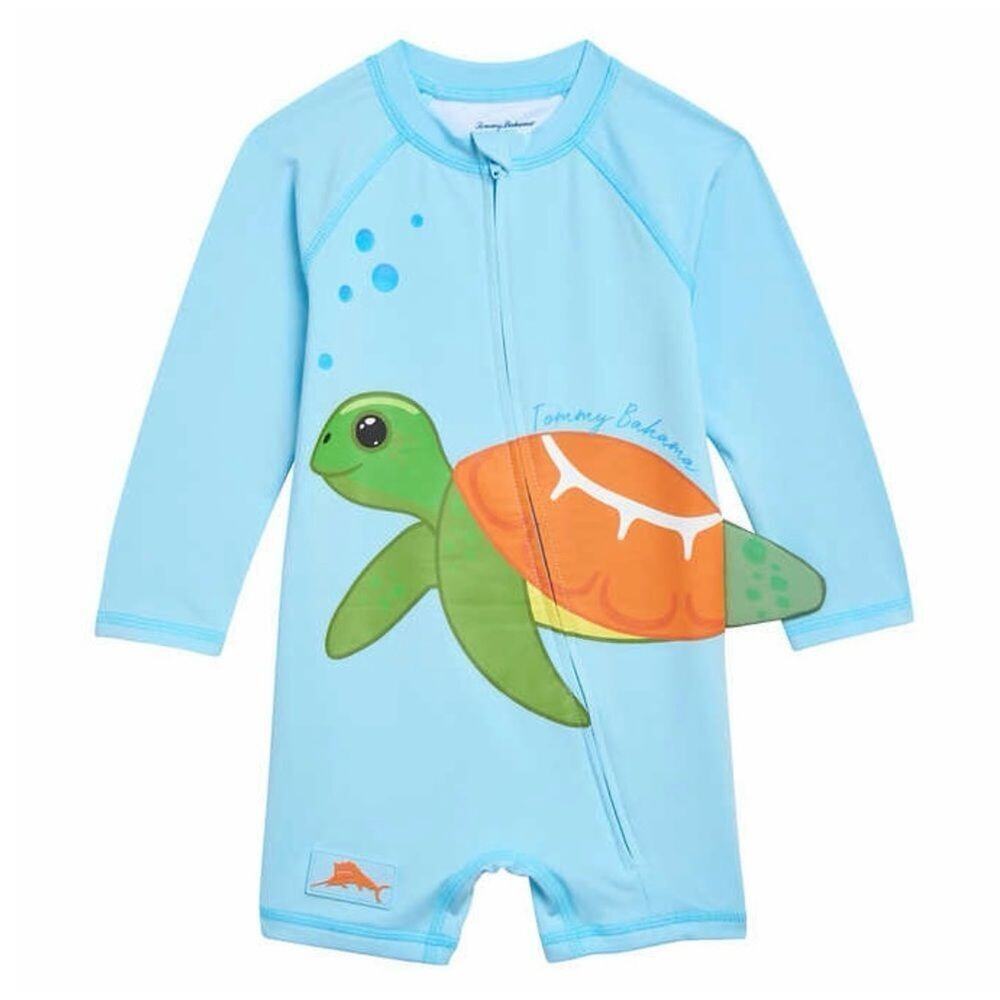 Tommy Bahama Boy's Swim Set Turtle Size 12/18 Month's NWT